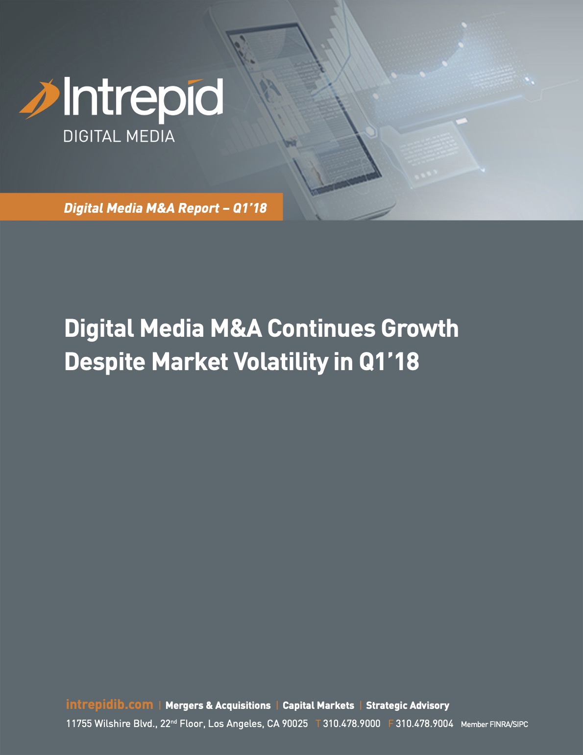 Newletter_DigitalMedia_M&AReport_Q118 PDF cover