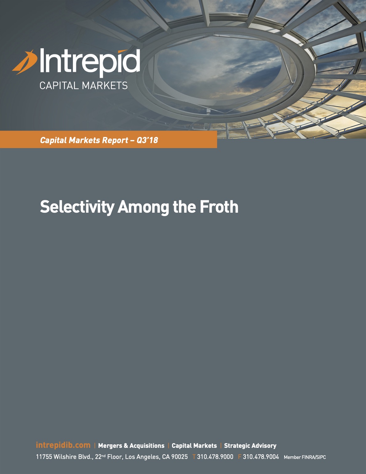 Newletter_CapitalMarkets_M&AReport_Q3_2018 PDF cover