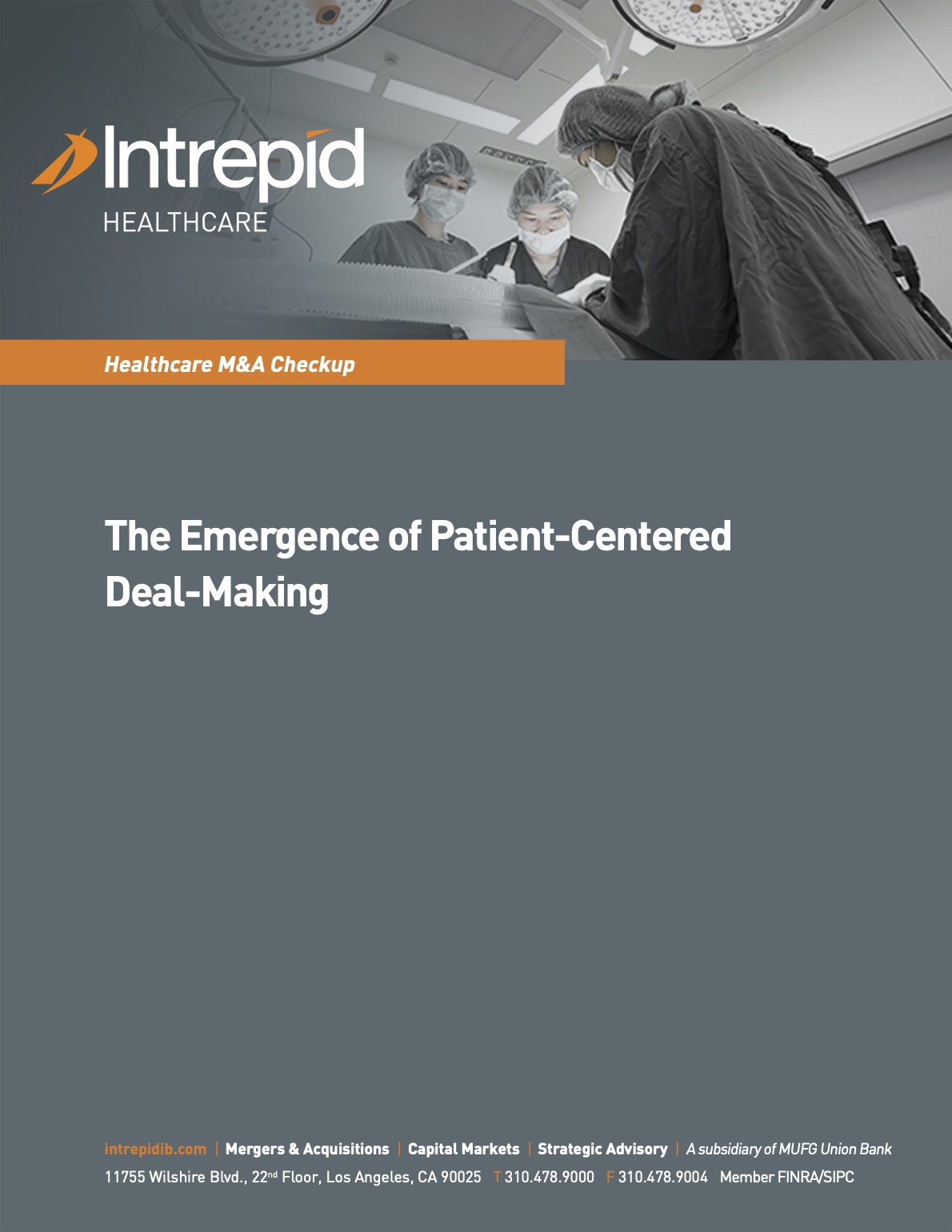 Newsletter_Healthcare_M&AReport_Q1_2019 PDF cover