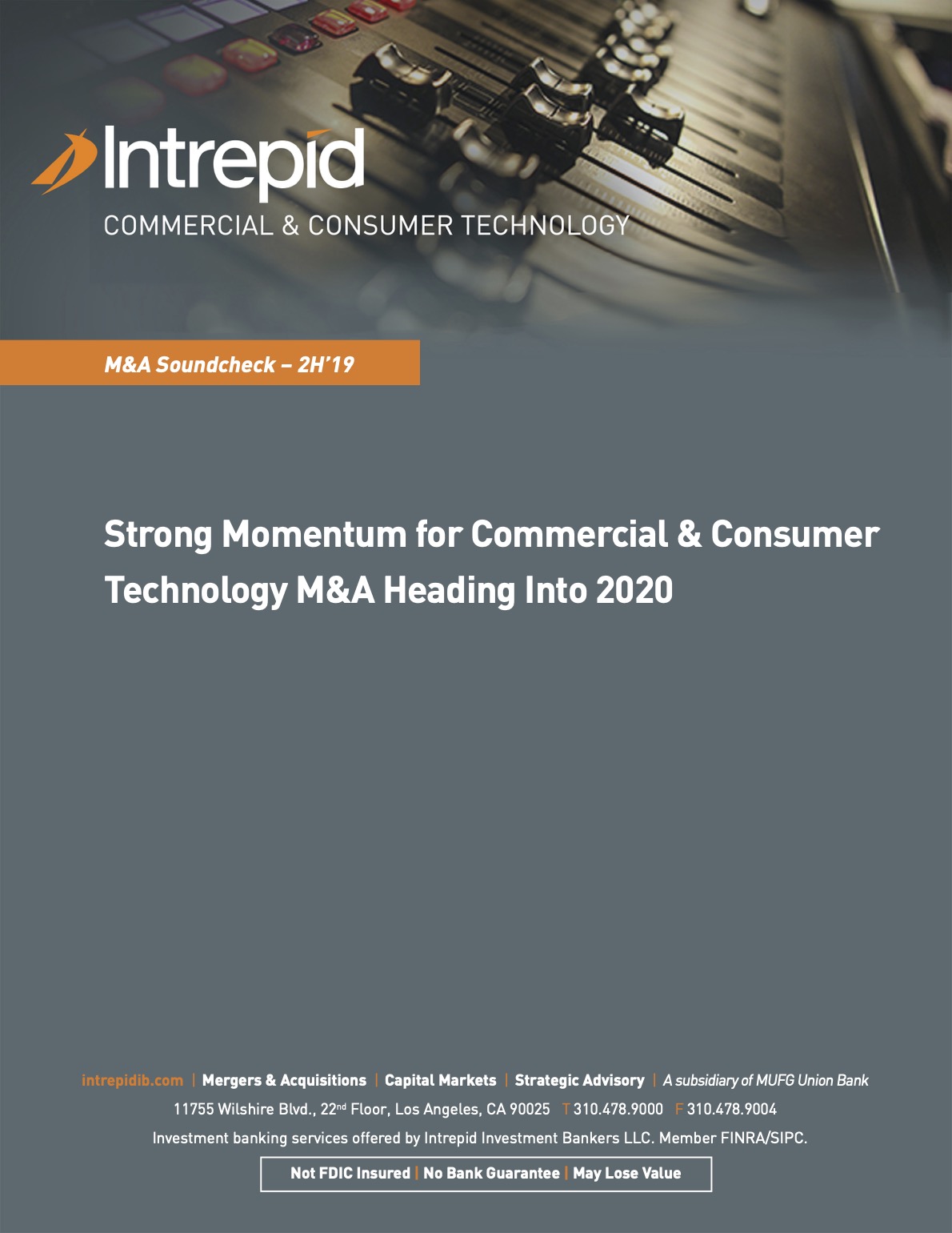 Newletter CommercialConsumerTech M&AReport 2H19 Nonotmay PDF cover