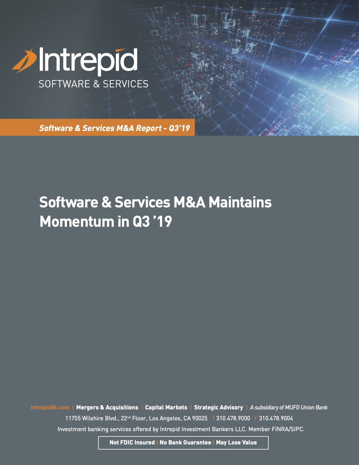 Newletter SoftwareServices M&AReport Q319 Nonotmay PDF cover
