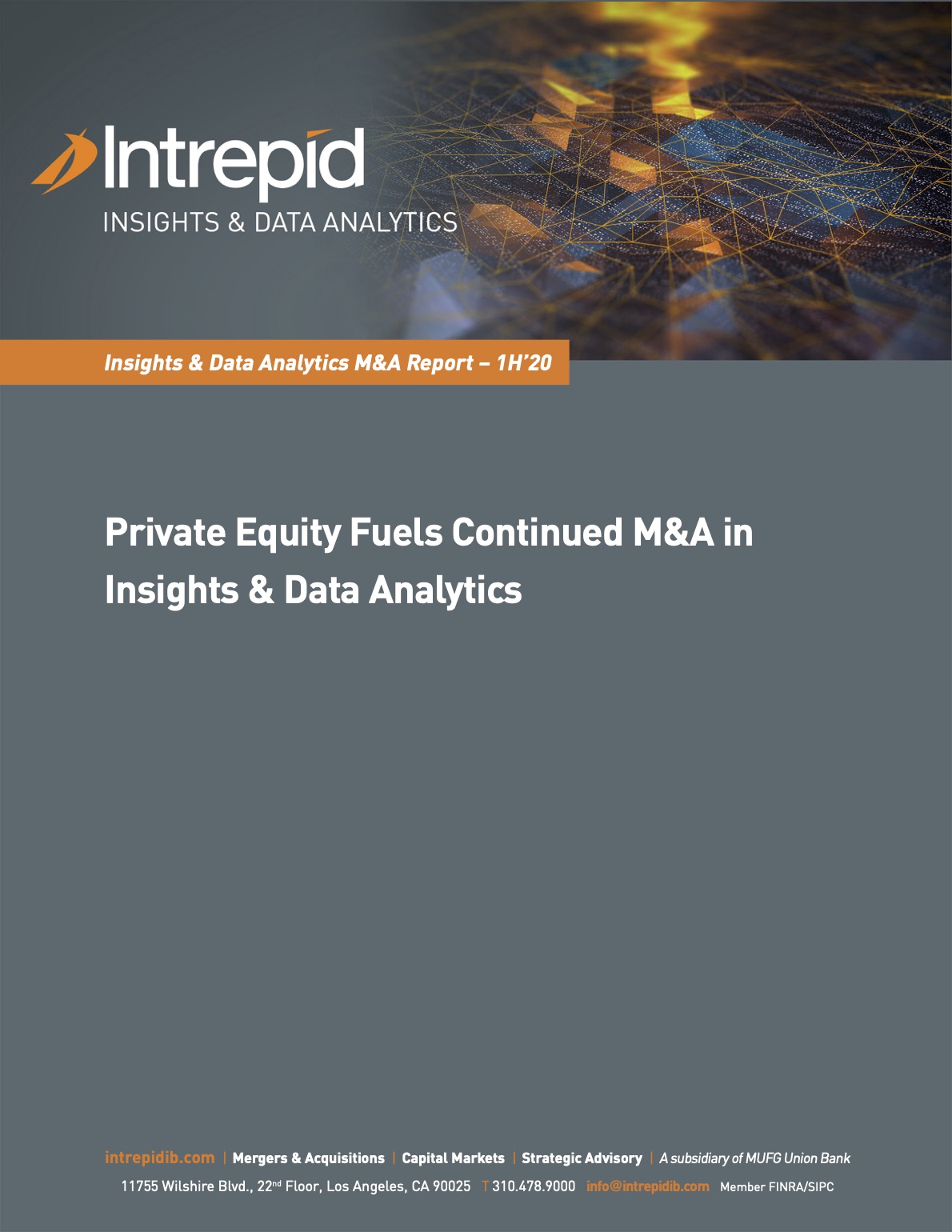 Newletter InsightsAnalytics M&AReport H1 20 PDF cover