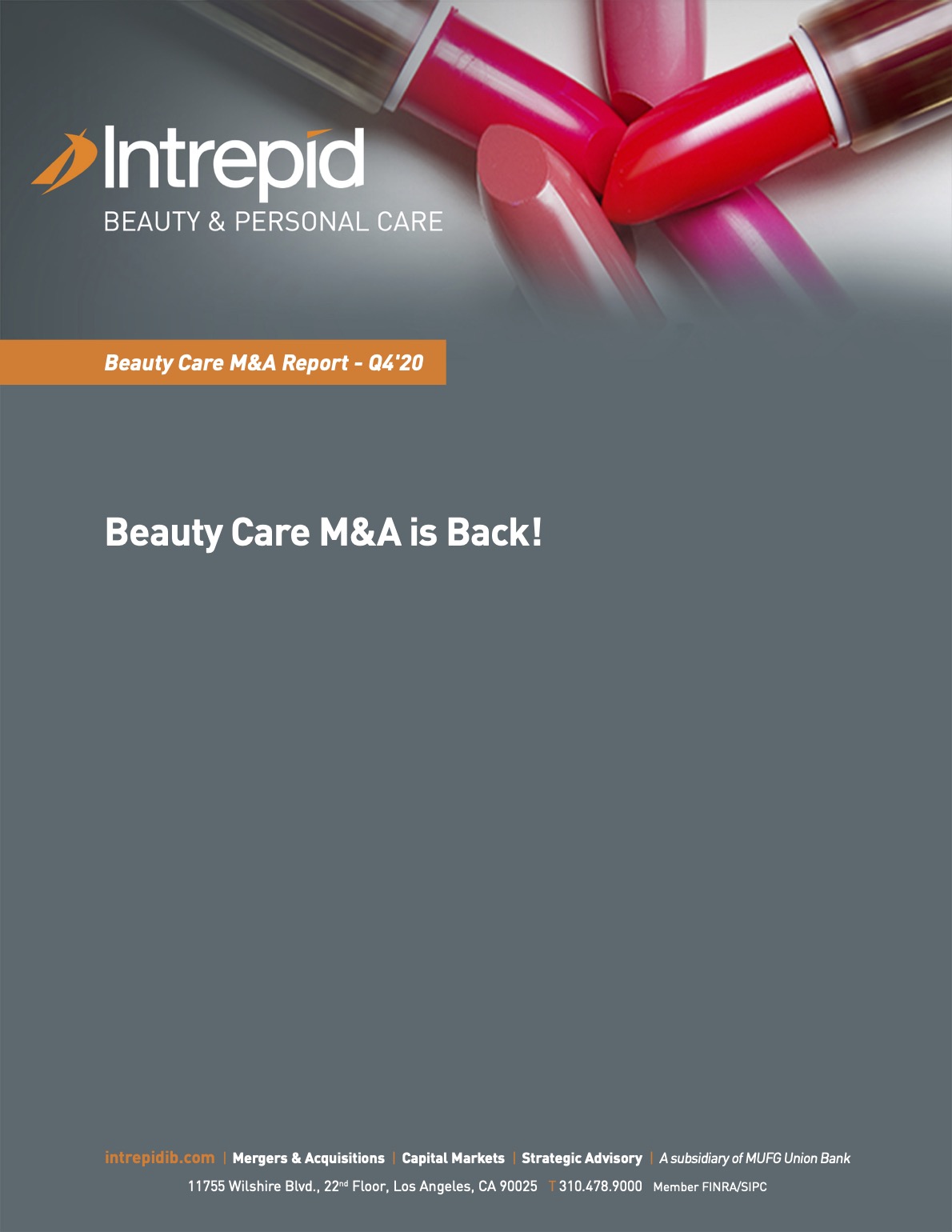Newletter BeautyCare M&AReport Q4 20 PDF cover