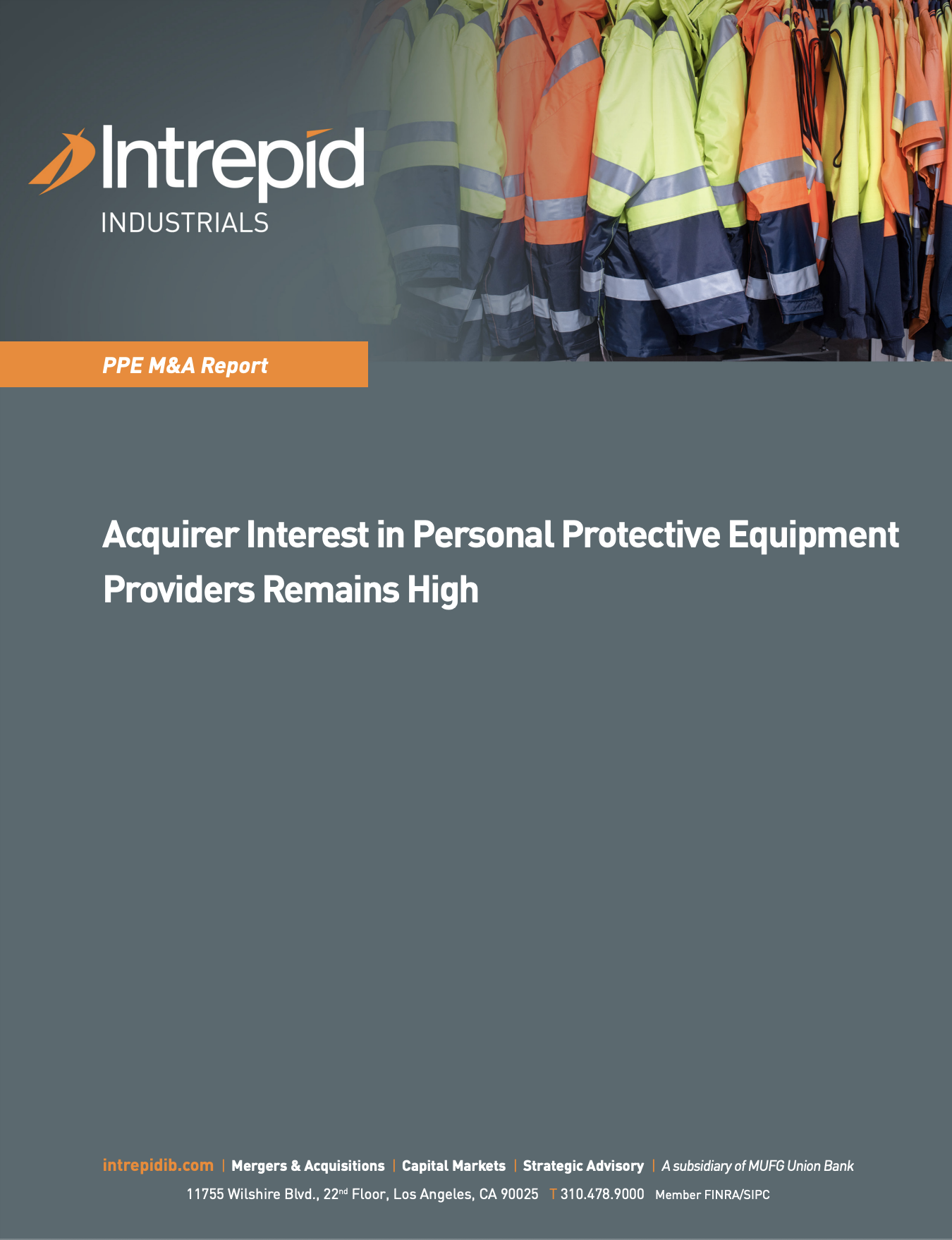 Newletter PPEIndustrials M&AReport 2020 PDF cover