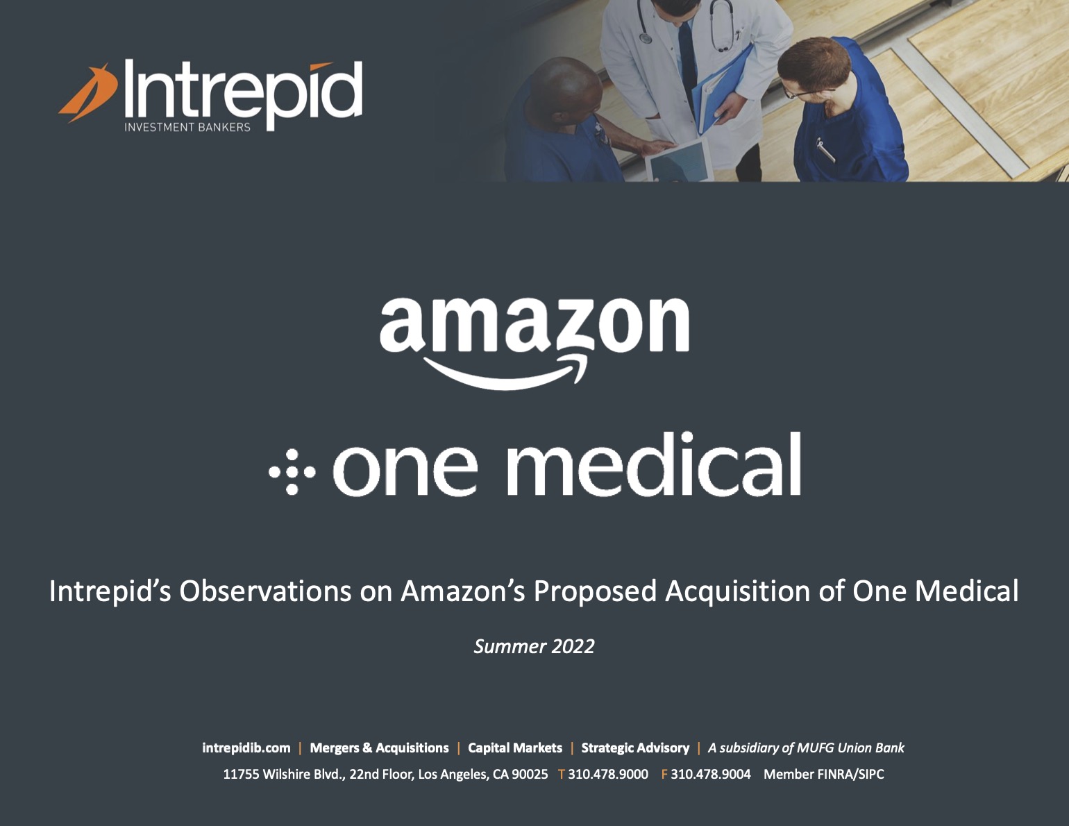 Intrepid One Medical Amazon Observations PDF cover