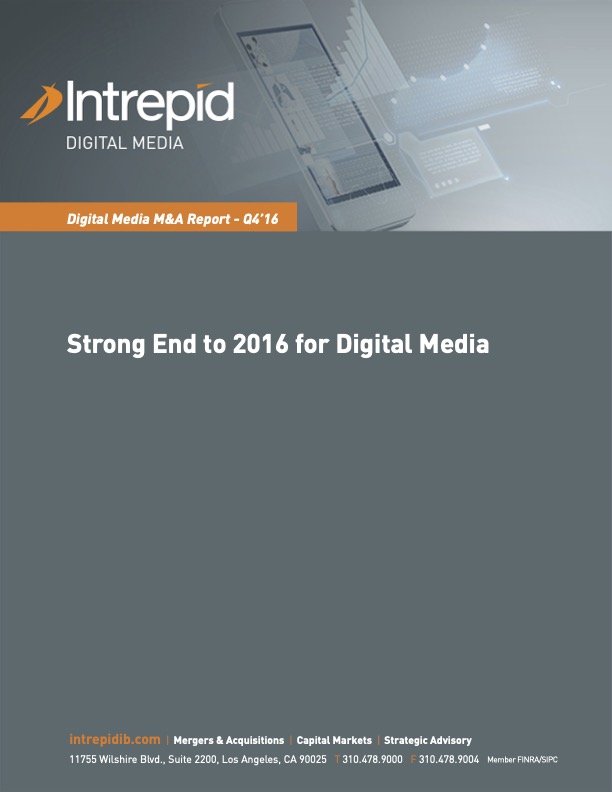 Newletter_DigitalMedia_M&AReport_Q416 PDF cover