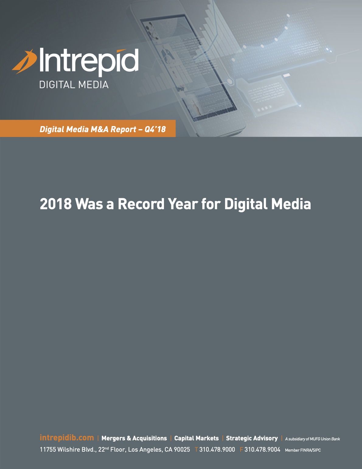 Newletter_DigitalMedia_M&AReport_Q418 PDF cover