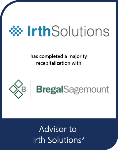 Transaction tombstone for Irth Solutions – Bregal Sagemount