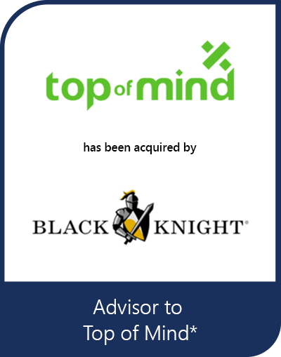 Transaction tombstone for Top of Mind – Black Knight