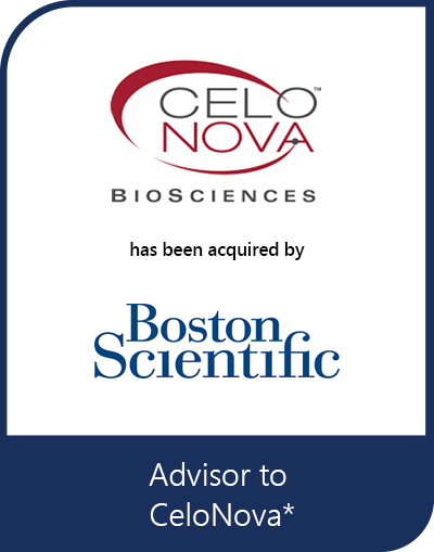 Transaction tombstone for CeloNova Biosciences