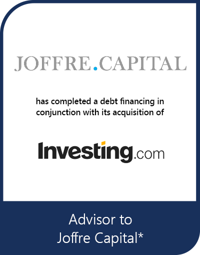 Transaction tombstone for Joffre Capital