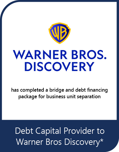 Transaction tombstone for Warner Bros Discovery