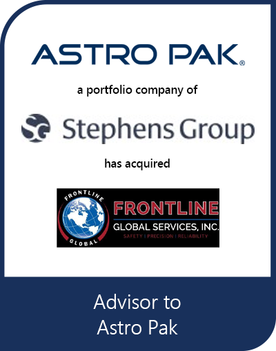 Transaction tombstone for Astro Pak | Frontline Global Services