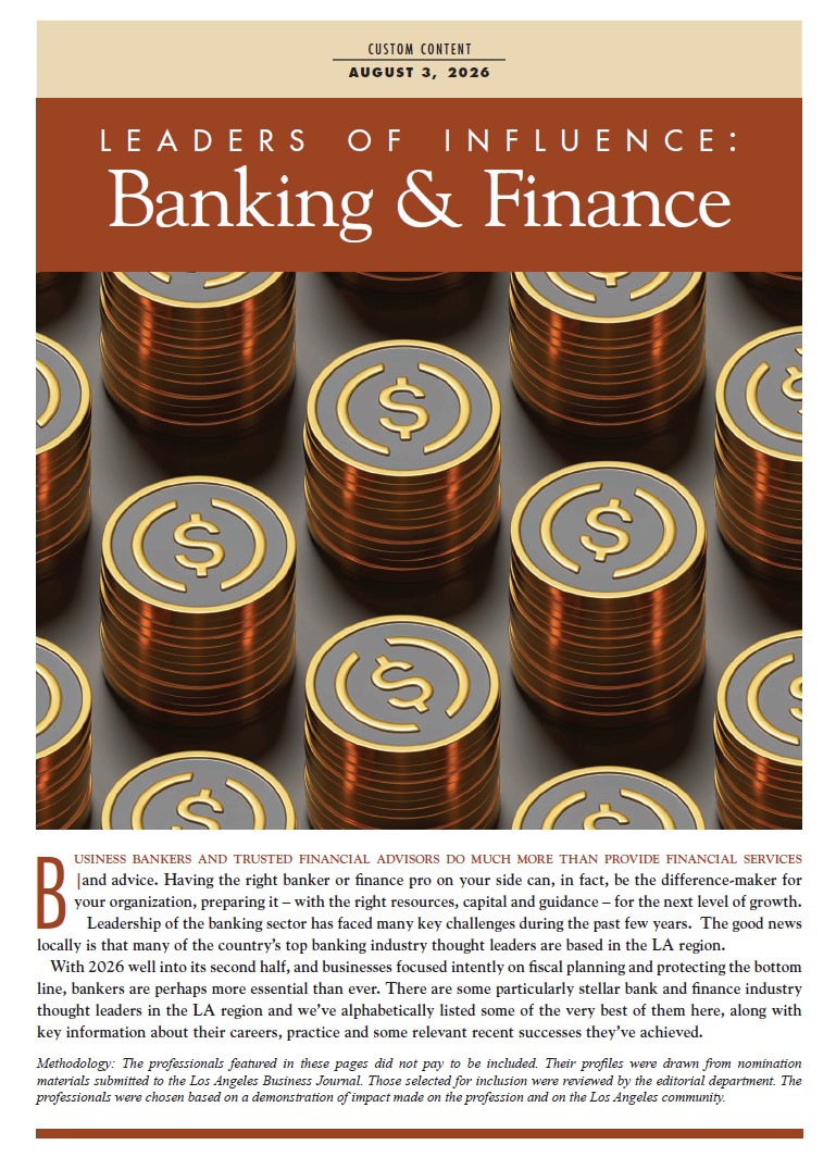 Leaders of Influence: Banking & Finance 2026 PDF cover